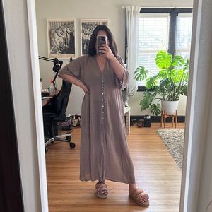 Zara - Long Knit Cardigan / Dress